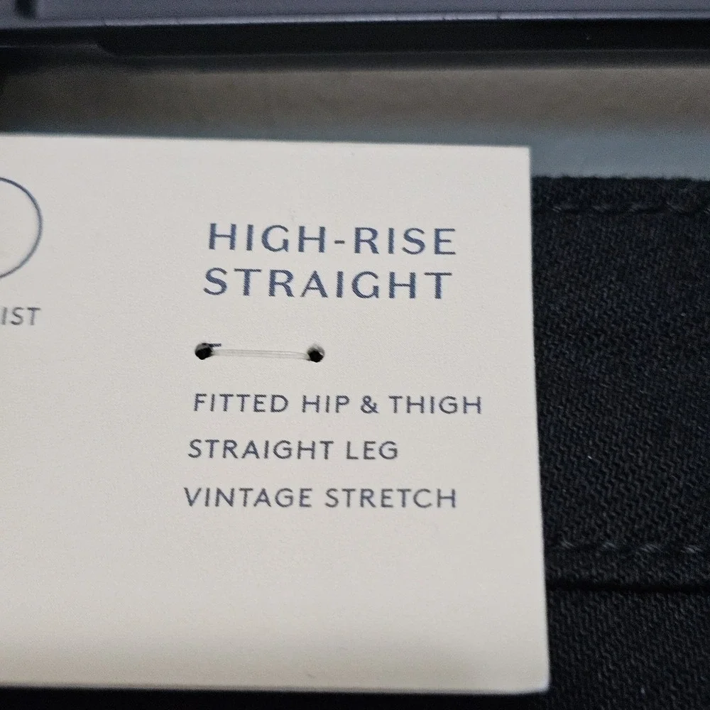 Universal Thread Women's Jeans Size 6 Black High Rise Straight Stretch‎ 444226